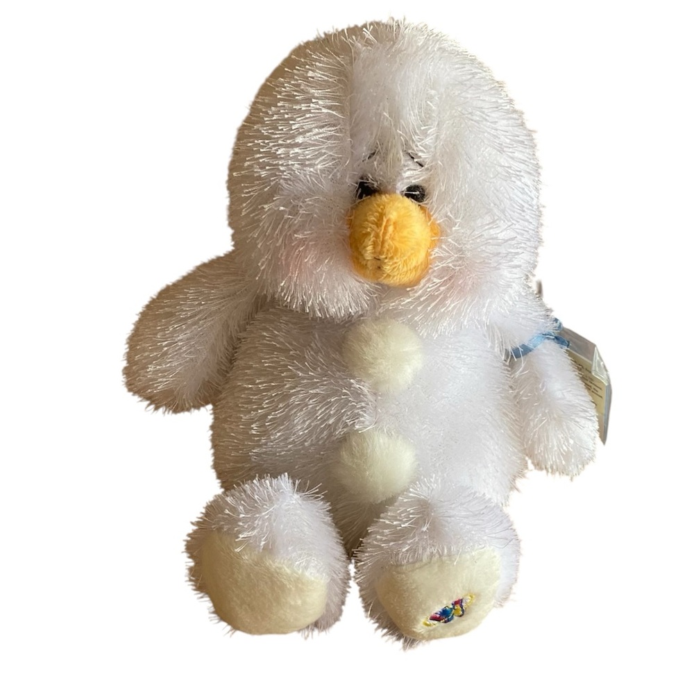 Ganz Webkinz Snowman White Plush Stuffed Toy Plushie With Secret Code 8.5”